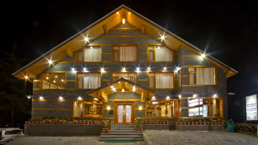 Best view of Holiday Heights & Spa Manali hotel room, amenities, and facilities