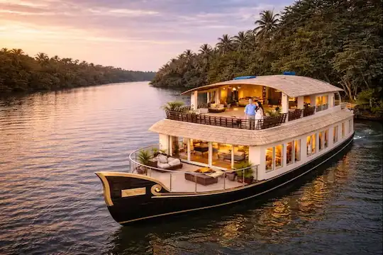 Munnar to Alleppey, Houseboat Stay