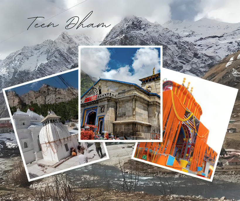 3 Dham Yatra Tour Package Gangotri - Kedarnath - Badrinath Ex Delhi(8 Night 9 Days )