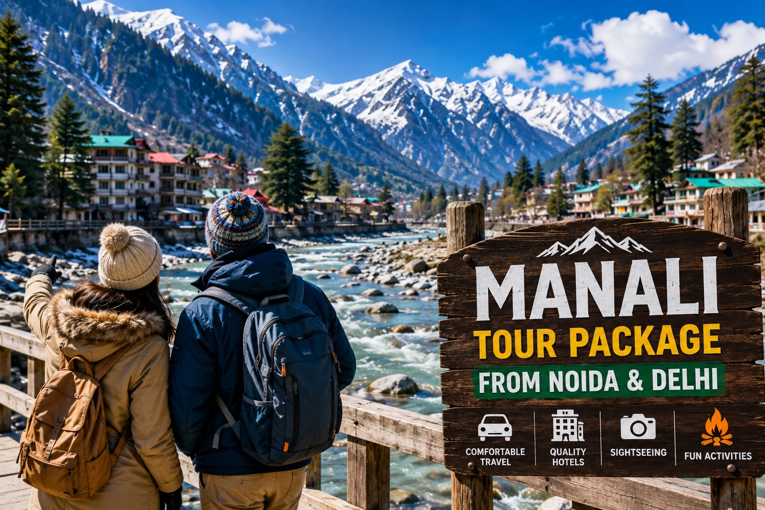 Manali Tour Package from Noida Delhi by S S Rana Tour and Travels