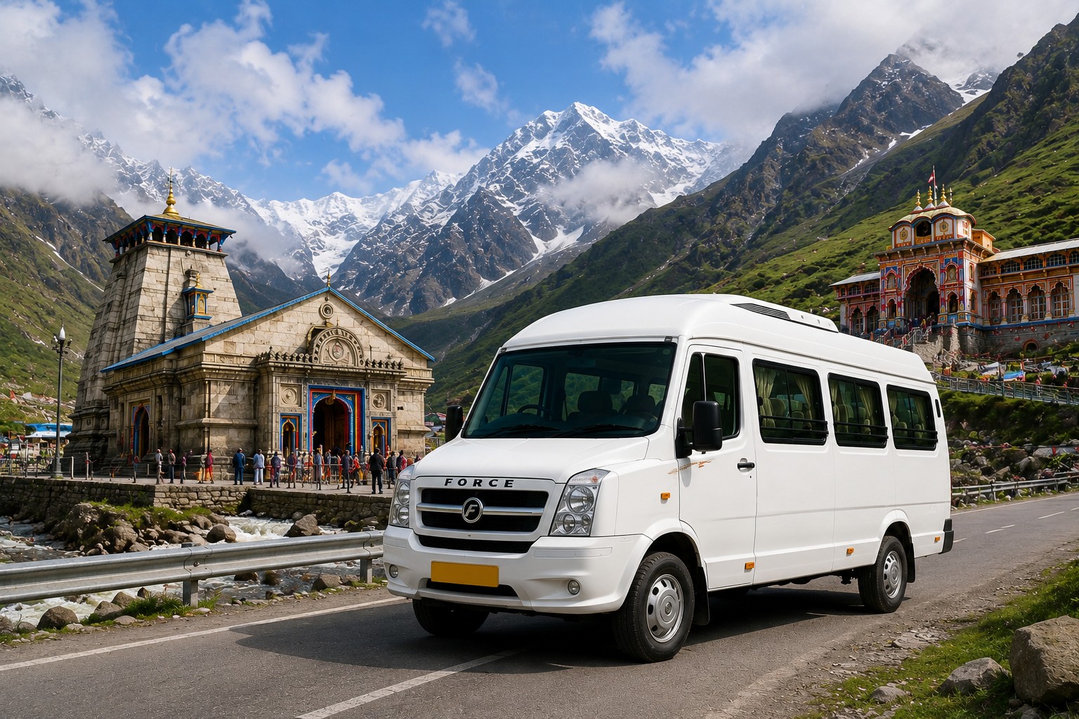 Do Dham Yatra Tour Package by 20 Seater Tempo Traveller from Uttar Pradesh