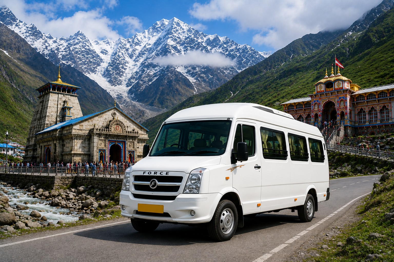 Do Dham Yatra Tour Package by 20 Seater Tempo Traveller from Bihar