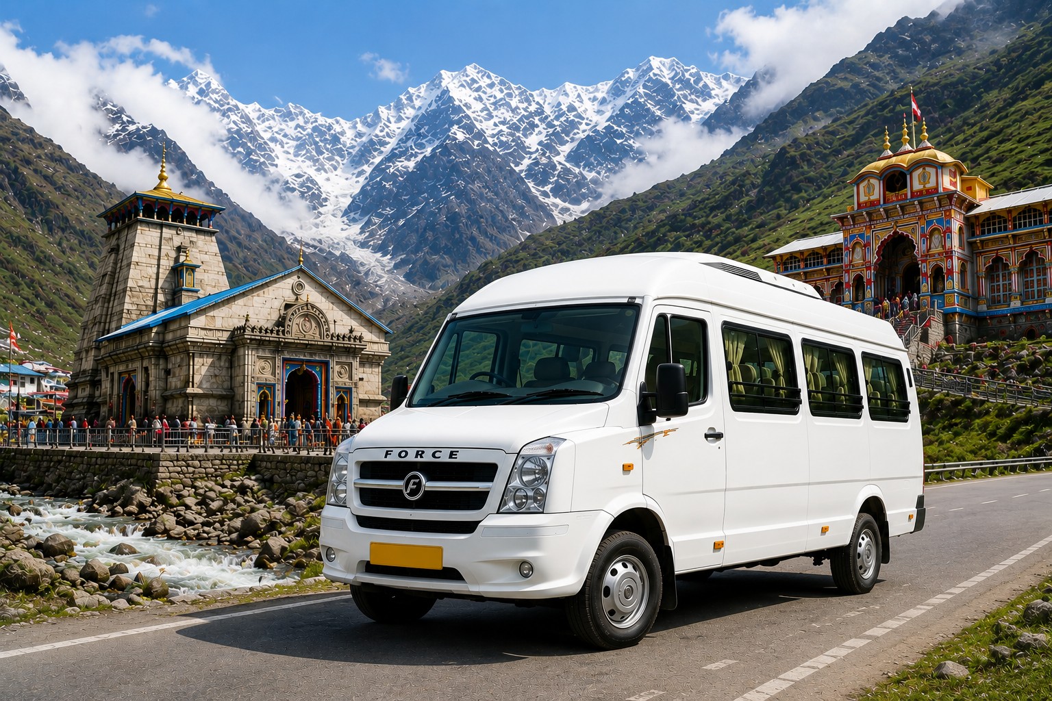 Do Dham Yatra Tour Package by Tempo Traveller from Telangana