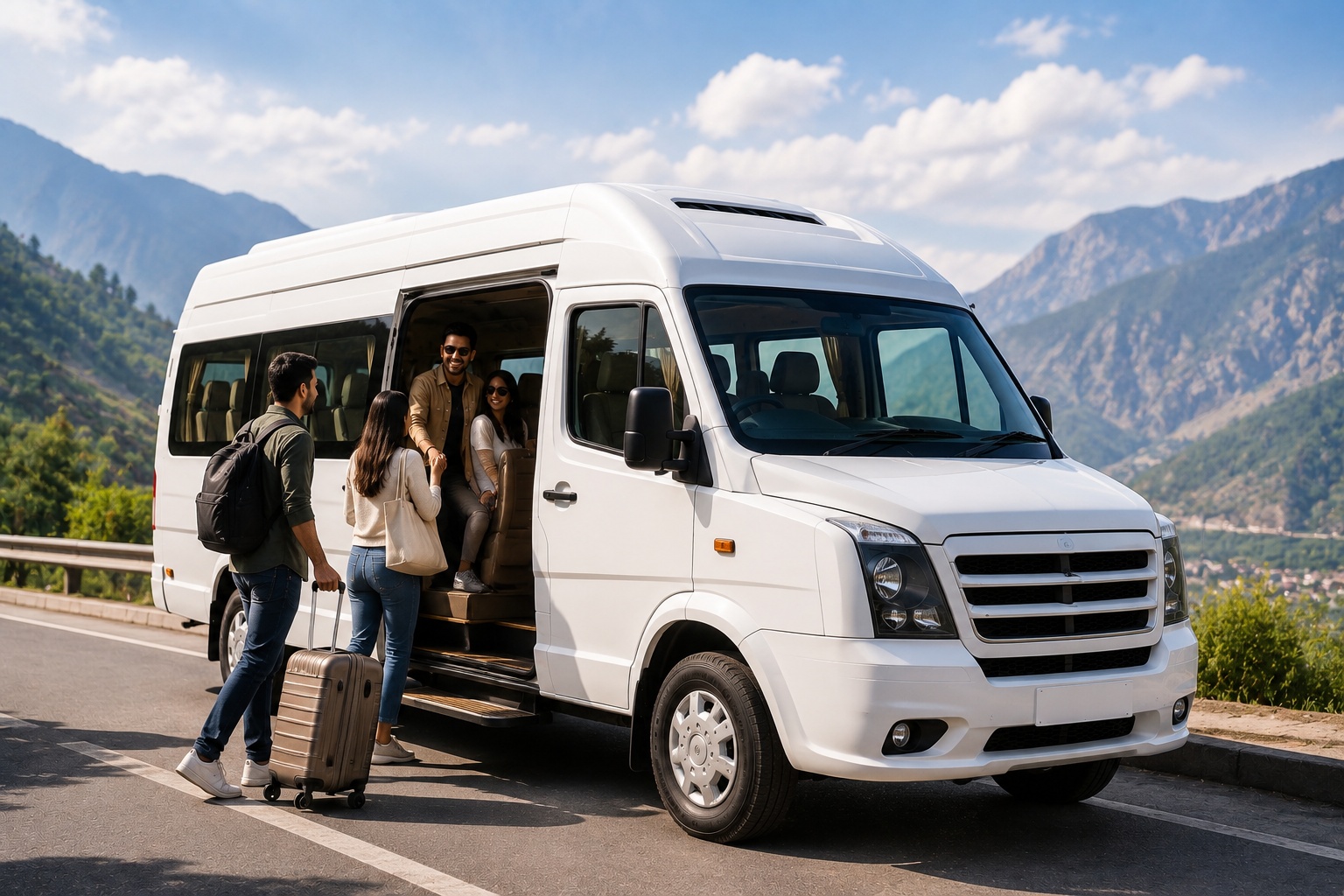 Online Tempo Traveller Booking in Delhi for family and group travel