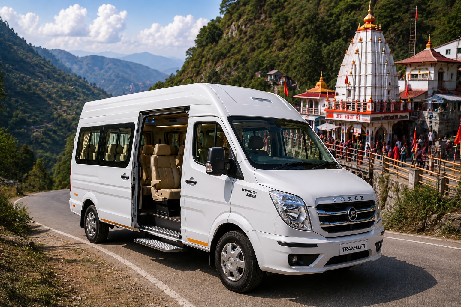 Tempo Traveller Rental Delhi for religious tours and pilgrimage group travel