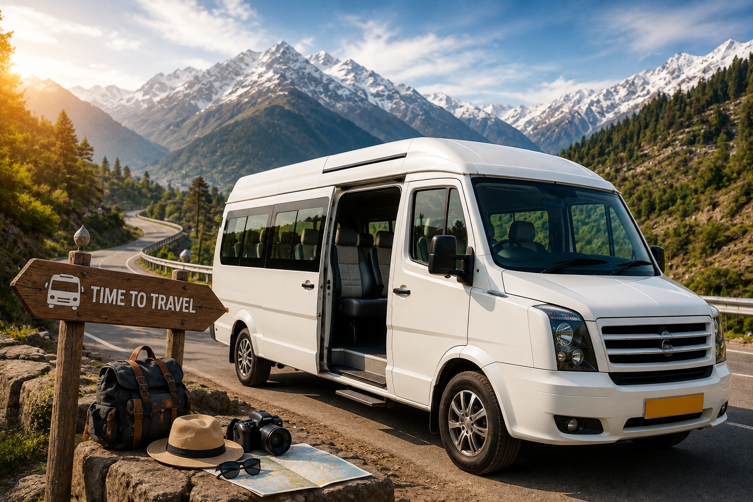 Online Tempo Traveller Booking Delhi for Family and Group Travel
