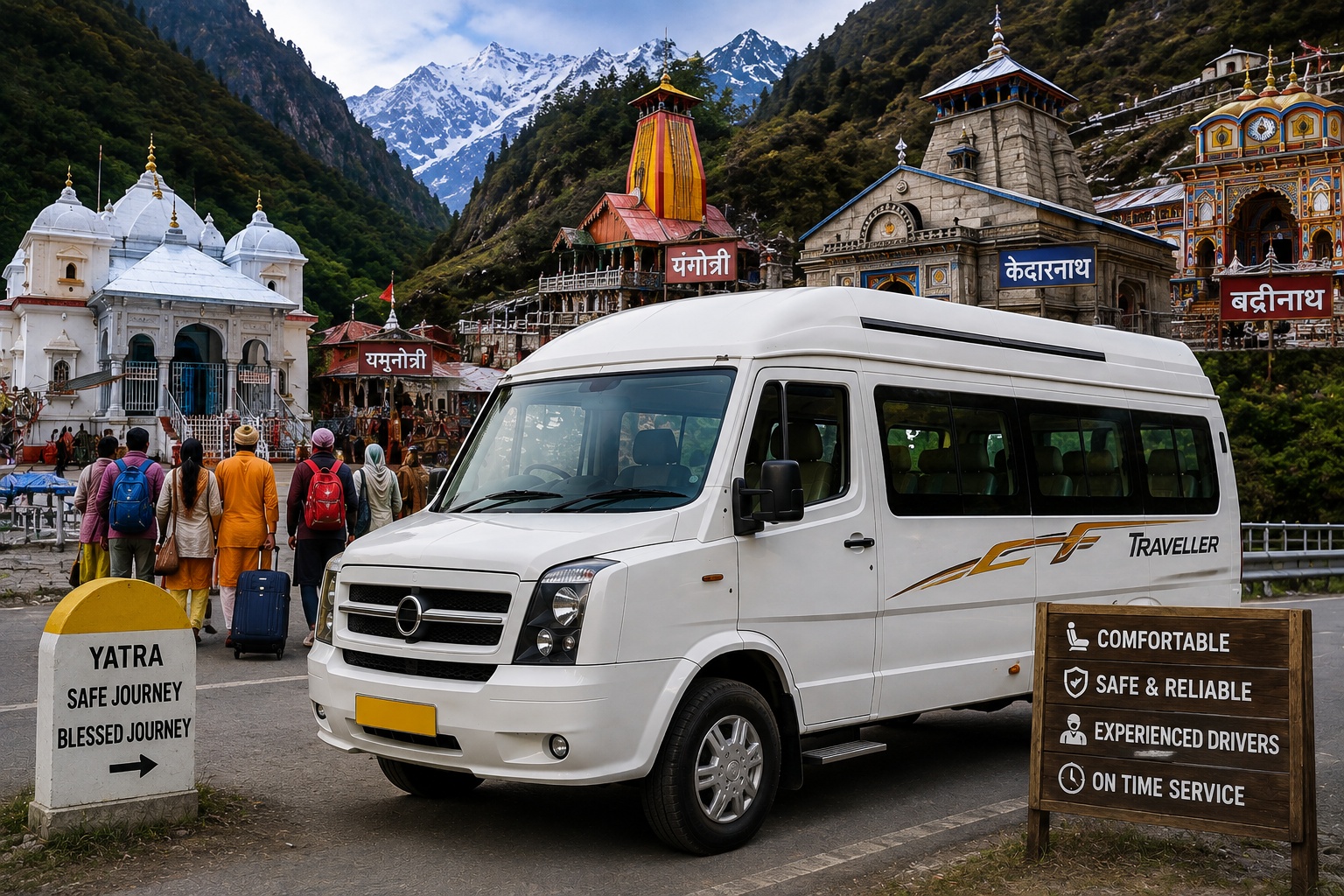 Tempo Traveller Service in Delhi for Religious Yatra