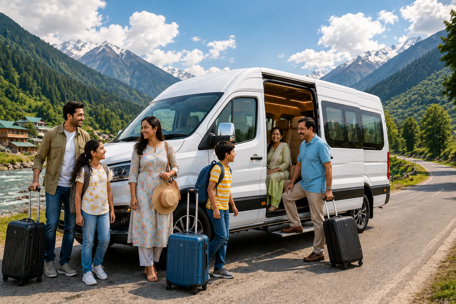 Tempo Traveller Hire in Delhi for Family and Group Travel