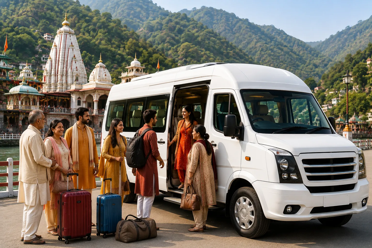 Tempo Traveller on Rent in Delhi for religious yatra and pilgrimage group travel