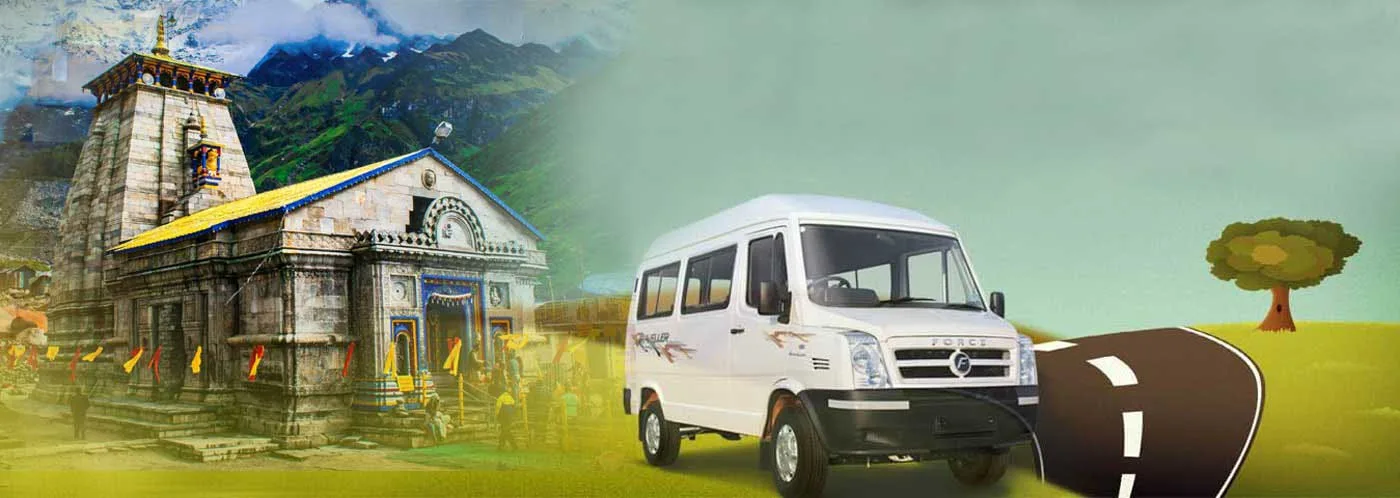 Chardham Yatra Package from Maharashtra 26 Seater Tempo Traveller