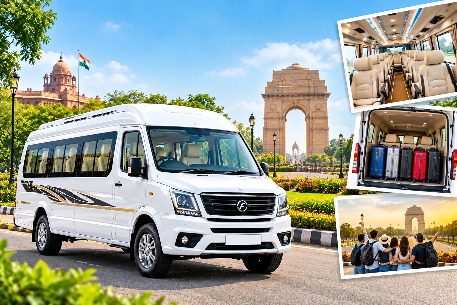 12 Seater Tempo Traveller