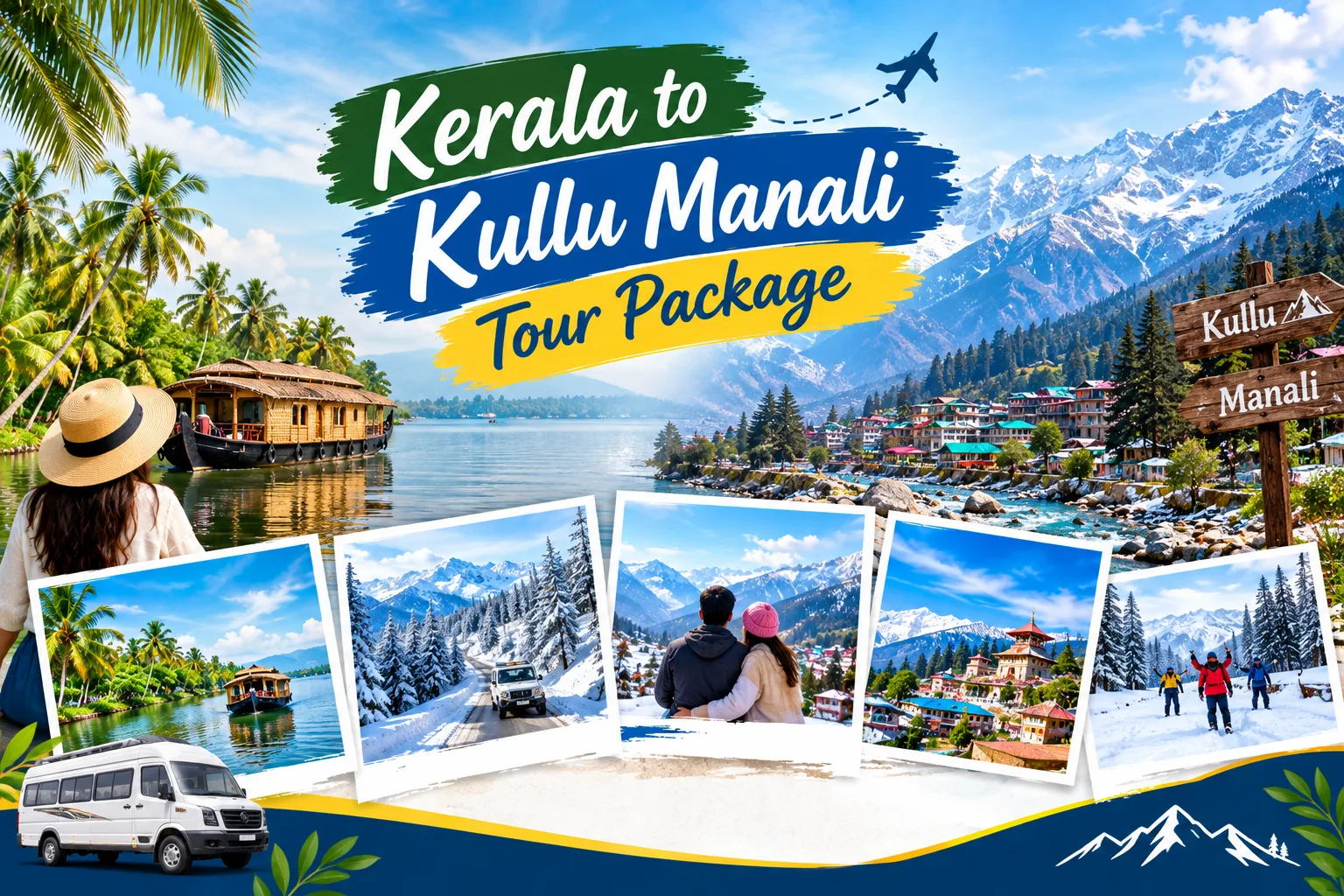 Kerala to Kullu Manali Tour Package