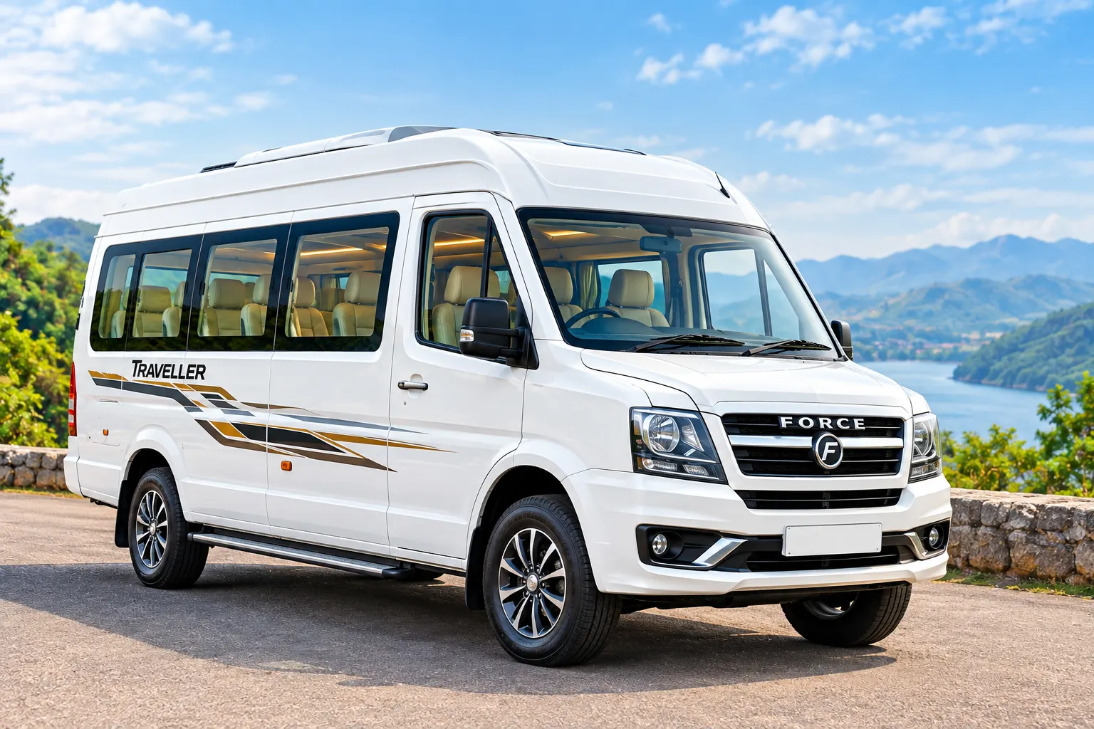 12 seater luxury Tempo Traveller