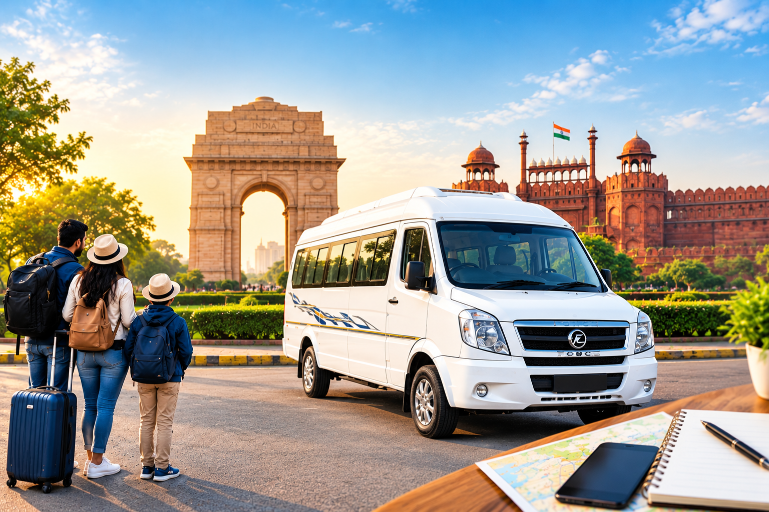 Tempo Traveller on Rent in Delhi