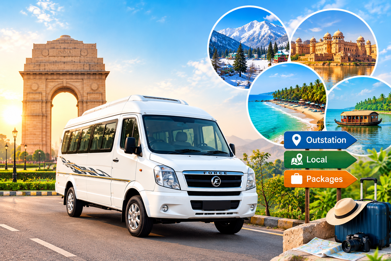 Tempo Traveller Hire in Delhi